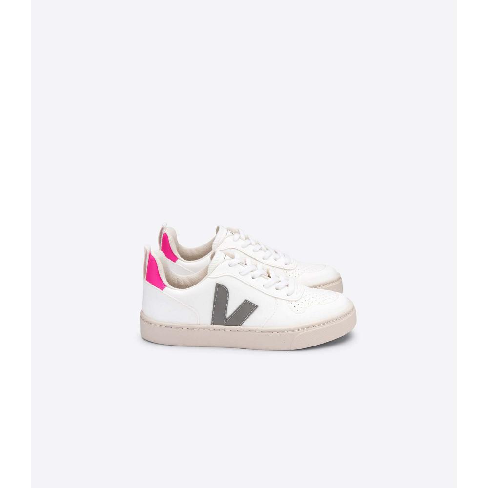 Veja V-10 CWL Schoenen Kinderen White/Grey | BE 784OKI